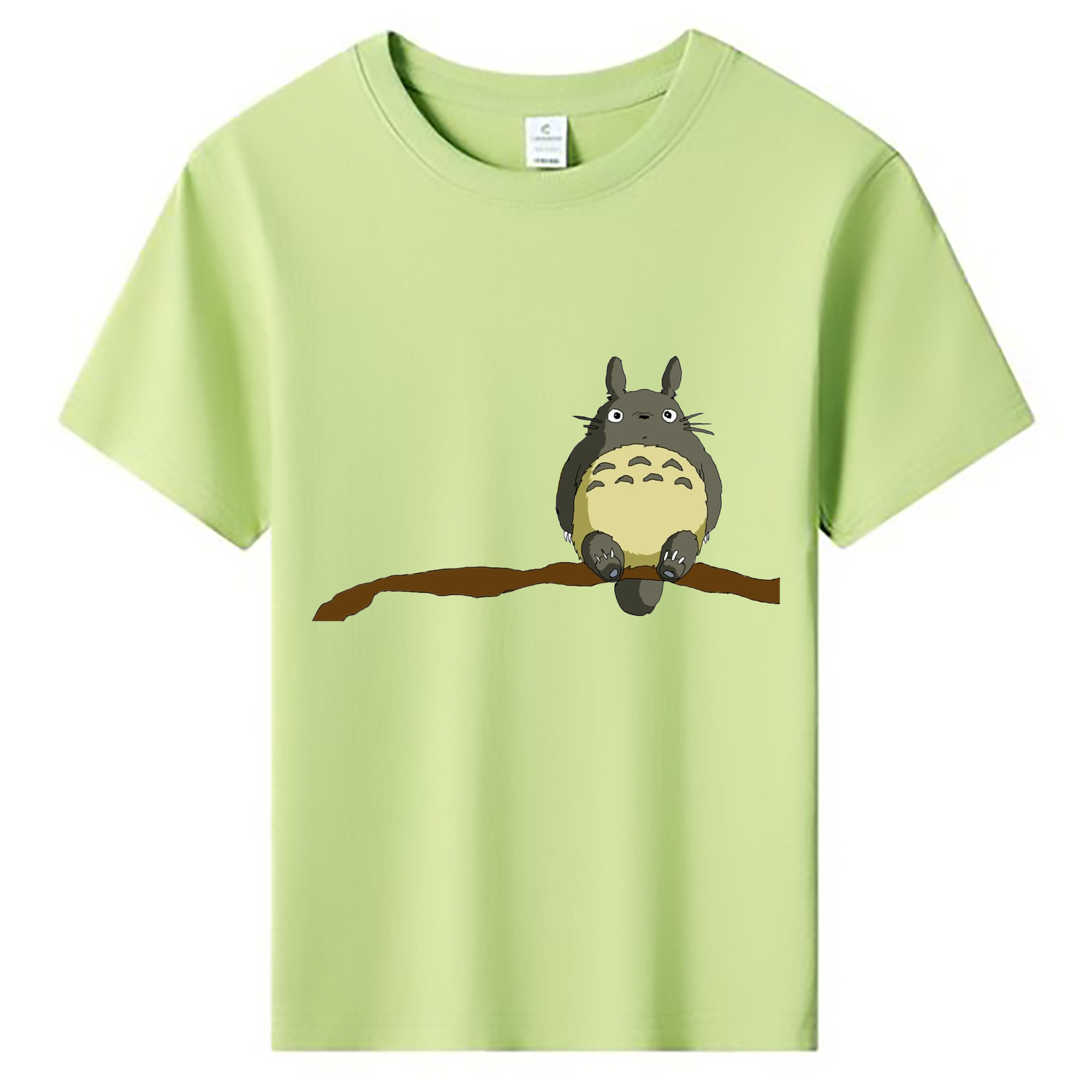 （画像用） となりのトトロ 草壁メイ 草壁サツキ My Neighbor Totoro Satsuki Kusakabe Mei Kusakabe 綿100％キッズTシャツ（フロントプリント）